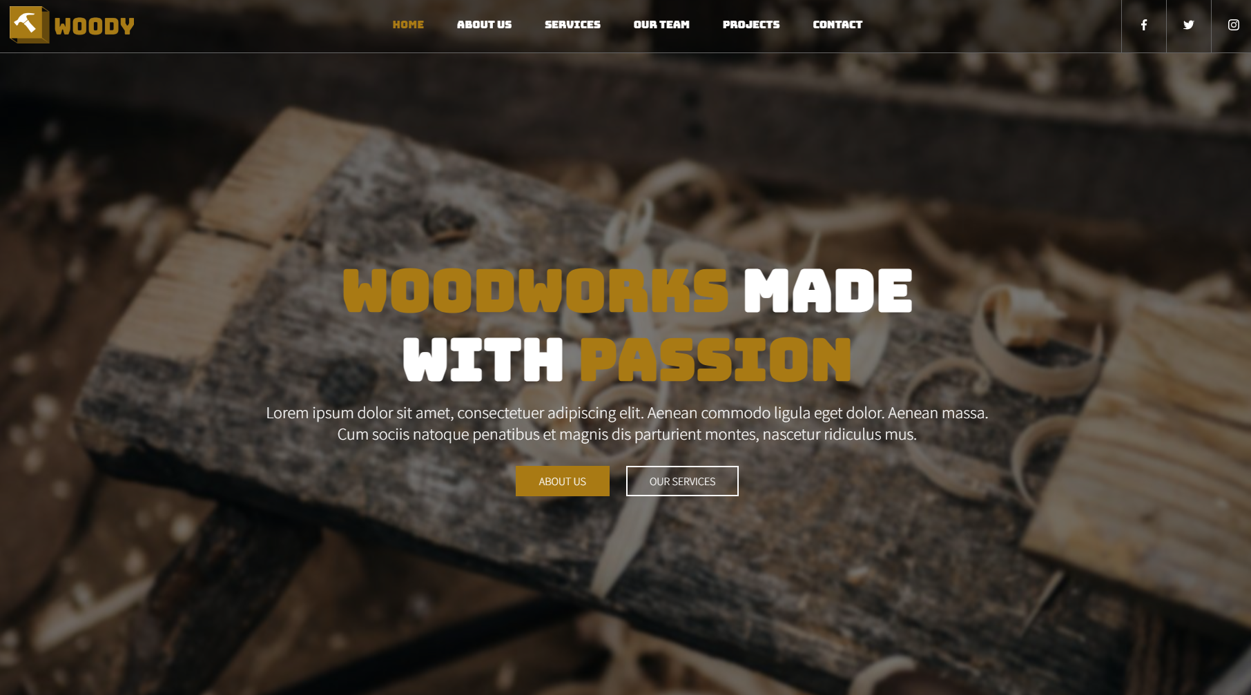 Wood Working Website by LoneSync Website Builder